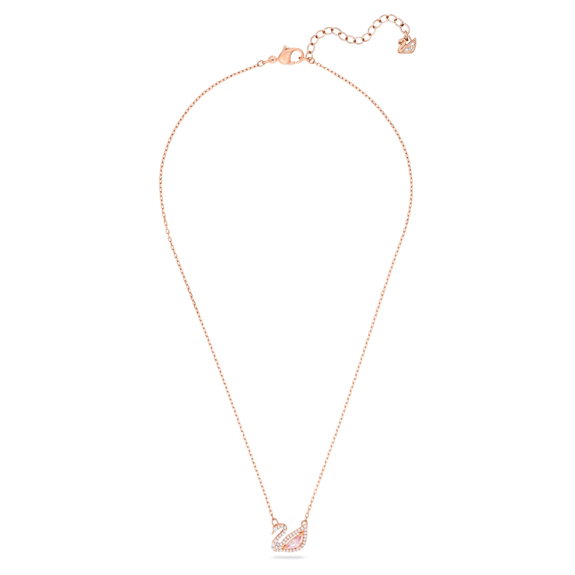 SWAROVSKI OGRLICA ROZNI LABUD
